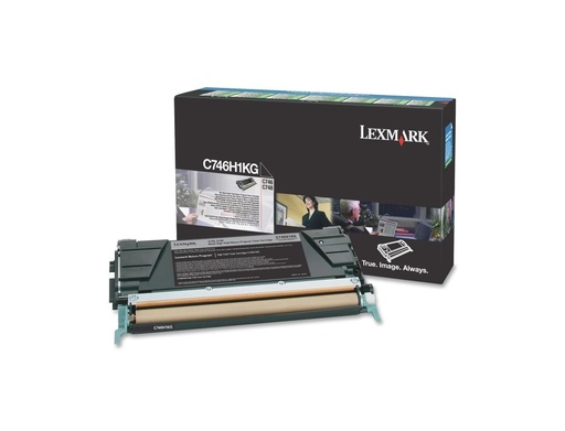 [1408565] LEXMARK - Toner Laser ORIGINALES Negro (Ref.C746H1KG)