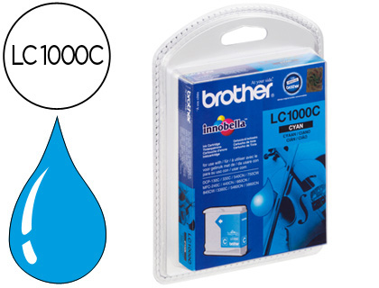 [9036585] BROTHER - Cartuchos ORIGINALES Inyección De Tinta Cyan 400pg 317274 (Ref.LC1000C)