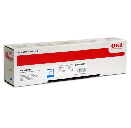 [1401741] OKI - Toner Laser ORIGINALES Cyan (Ref.44643003)