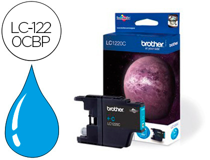 [9052681] BROTHER - Cartuchos ORIGINALES Inyección De Tinta Cyan (Ref.LC1220CBP)