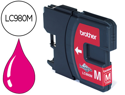 [9043888] BROTHER - Cartuchos ORIGINALES Inyección De Tinta LC-980M Magenta (Ref.LC980M)