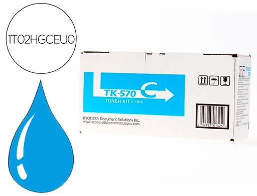 [9161438] KYOCERA MITA - KYOCERA - Toner toner laser tk570c para fs-5400 cian (Ref. 1T02HGCEU0)