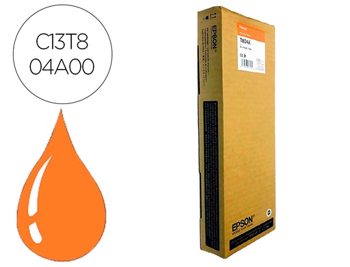 [9160909] EPSON - Ink-jet gf surecolor serie sc-p naranja ultrachrome hdx/hd 700ml (Ref. C13T804A00)