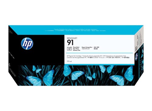 [1323327] HP ( HEWLETT PACKARD ) - Cartuchos ORIGINALES Inyección De Tinta 91 Negro (Ref.C9465A)