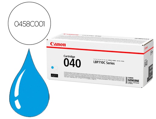 [9161634] CANON - Toner 040c lbp710 lbp712 cian (Ref. 0458C001)