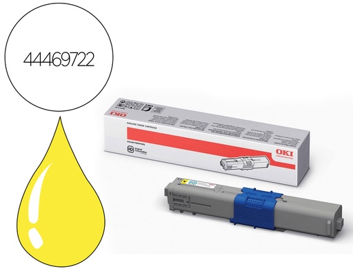[1402159] OKI - Toner Laser ORIGINALES Amarillo (Ref.44469722)