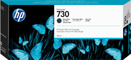 [9161163] HP ( HEWLETT PACKARD ) - Ink-jet n 730 300-ml matte negro/ dnj t1700/1000 paginas (Ref. P2V71A)