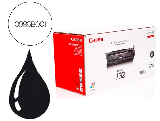 [1410548] CANON - Toner Laser ORIGINALES 732 Negro (Ref.6263B002)