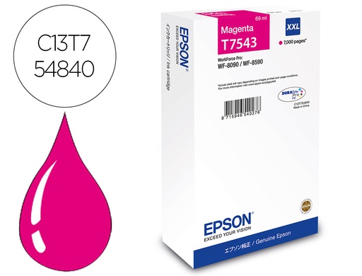 [9160811] EPSON - Ink-jet magenta xxl 7000p wf-8x90 (Ref. C13T754340)