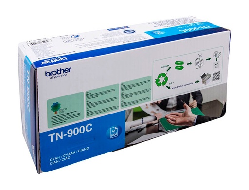 [1423038] BROTHER - Toner Laser ORIGINALES TN-900C Cyan (Ref.TN900C)