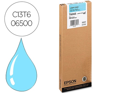 [9160873] EPSON - Ink-jet gf stylus pro 4880/4800 cian claro (Ref. C13T606500)