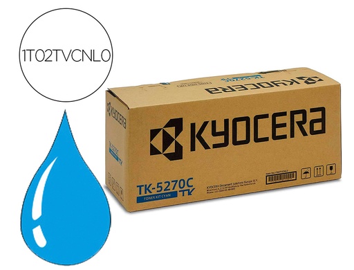 [9161507] KYOCERA MITA - KYOCERA - Toner tk5270c cian para ecosys m6230 / 6630cidn (Ref. 1T02TVCNL0)
