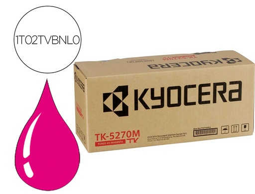[9161422] KYOCERA MITA - KYOCERA - Toner tk5270m magenta para ecosys m6230/6630cidn (Ref. 1T02TVBNL0)