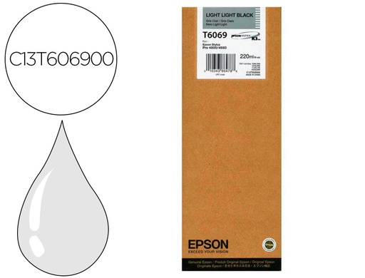 [9160875] EPSON - Ink-jet gf stylus pro 4880/4800 negro mas claro (Ref. C13T606900)