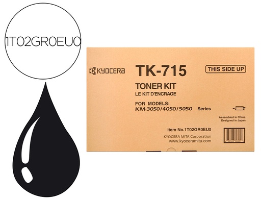 [9161496] KYOCERA MITA - KYOCERA - Toner -mita km-3050 / 4050 / 5050 tk-715 (Ref. 1T02GR0EU0)