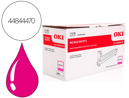 [9162363] OKI - Tambor laser i mc853 / 873 magenta 30000 paginas (Ref. 44844470)