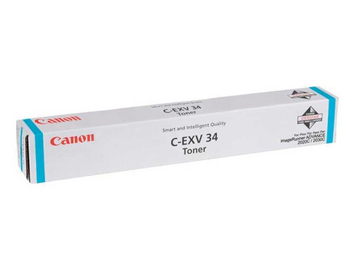 [1407451] CANON - Toner Laser ORIGINALES C-EXV34 CYAN (Ref.3783B002)
