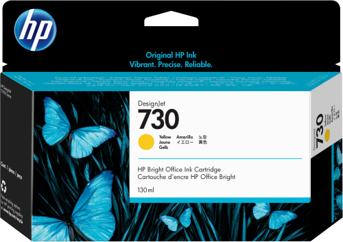 [9161153] HP ( HEWLETT PACKARD ) - Ink-jet n 730 130-ml amarillo / dnj t1700/1000 paginas (Ref. P2V64A)