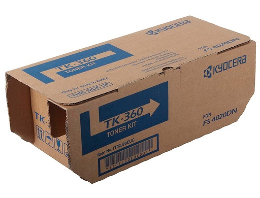 [1138893] KYOCERA MITA - Toner Laser ORIGINALES TK360 NEGRO 20K (Ref.1T02J20EUC)