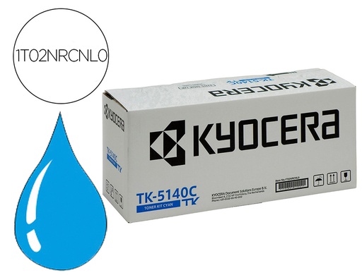 [9161397] KYOCERA MITA - KYOCERA - Toner ecosys m6530cdn, m6530cdn/kl3, p6130cdn, p6130cdn/kl3 cian tk5140 5.000 paginas (Ref. 1T02NRCNL0)