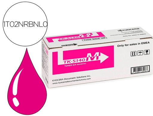 [9161513] KYOCERA MITA - KYOCERA - Toner tk5140 ecosys m6530cdn, m6530cdn/kl3, p6130cdn, p6130cdn/kl3 magenta 5.000 pag (Ref. 1T02NRBNL0)