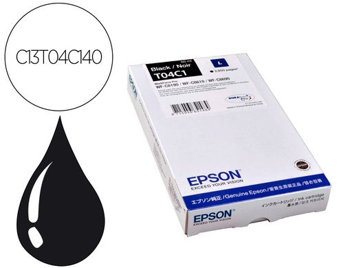 [9162384] EPSON - Ink-jet t04c1 negro 2900 paginas (Ref. C13T04C140)
