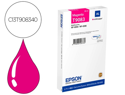 [9161003] EPSON - Ink-jet wf-6590dwf/wf-6090dw magenta xl (Ref. C13T908340)