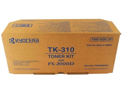 [1348336] KYOCERA MITA - Toner Laser ORIGINALES TK310 NEGRO 12K (Ref.1T02F80EUC)