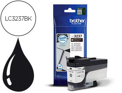 [9156289] BROTHER - Ink-jet lc3237 hl-j6000dw / hl-j6100dw / mfc-j5945dw / mfc-j6945dw / mfc-j6947dw 3000 pag negro (Ref. LC3237BK)