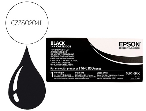 [9160991] EPSON - Ink-jet tm-c 100 negro (Ref. C33S020411)