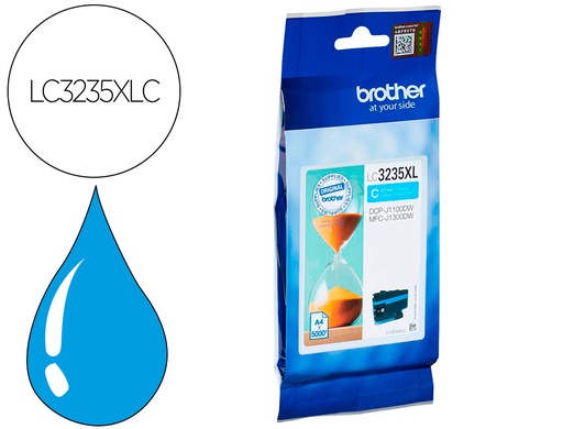 [9162786] BROTHER - Ink-jet lc3235xlcy dcp-j1100dw / mfc-j1300dw cian 5000 paginas (Ref. LC3235XLC)