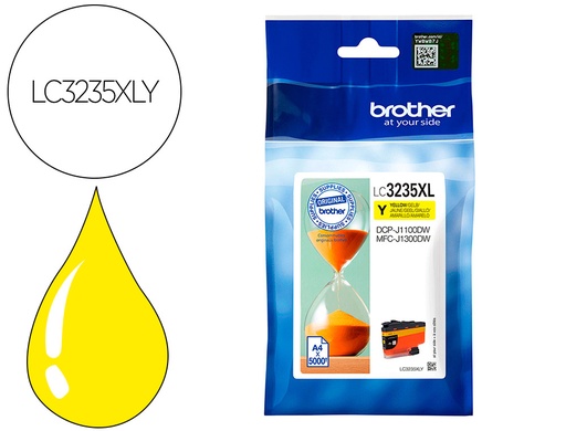 [9162788] BROTHER - Ink-jet lc3235xly dcp-j1100dw / mfc-j1300dw amarillo 5000 paginas (Ref. LC3235XLY)