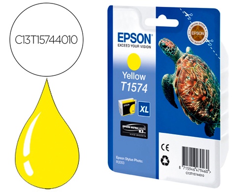 [9160952] EPSON - Ink-jet stylus photo r3000 amarillo (Ref. C13T15744010)