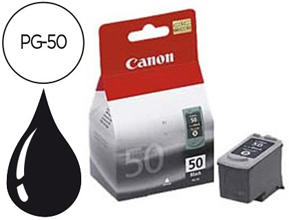 [9037853] CANON - Cartuchos ORIGINALES Inyección De Tinta PG-50 Negro (Ref.0616B001)