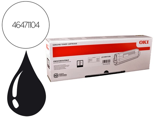 [9162370] OKI - Toner laser 46471104 negro 7000 paginas (Ref. 46471104)
