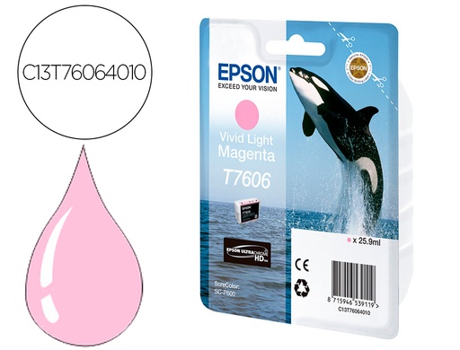 [9160968] EPSON - Ink-jet surecolor sc-p600 magenta vivo claro (Ref. C13T76064010)