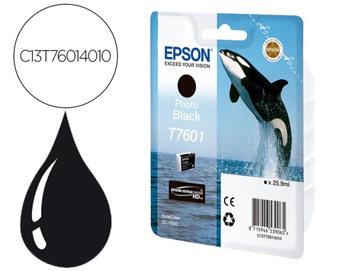 [9160969] EPSON - Ink-jet surecolor sc-p600 negro foto (Ref. C13T76014010)
