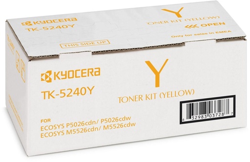 [9161517] KYOCERA MITA - KYOCERA - Toner tk-5240y mita m5526cdn amarillo 3.000 pag (Ref. 1T02R7ANL0)