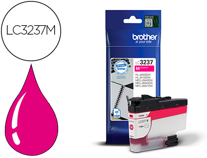 [9156291] BROTHER - Ink-jet lc3237 hl-j6000dw / hl-j6100dw / mfc-j5945dw / mfc-j6945dw / mfc-j6947dw 1500 pag magenta (Ref. LC3237M)