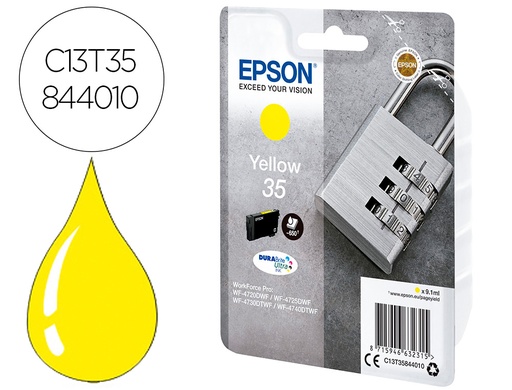 [9160921] EPSON - Ink-jet singlepack amarillo 35 durabrite ultra ink (Ref. C13T35844010)
