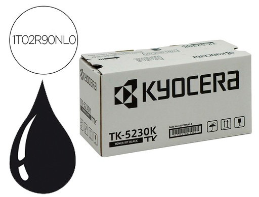 [9161406] KYOCERA MITA - KYOCERA - Toner mita tk-5230k negro m5521cdw 2600 pag (Ref.1T02R90NL0)