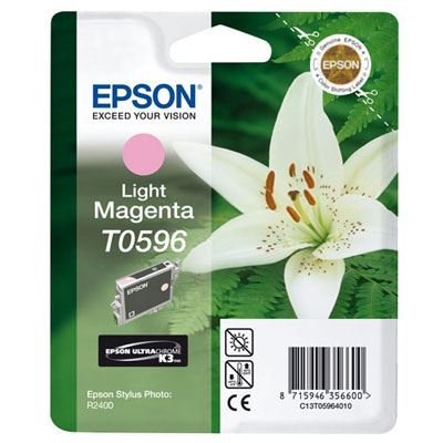 [9058753] EPSON - Cartuchos ORIGINALES Inyección De Tinta T0596 Magenta claro (Ref.C13T05964010)