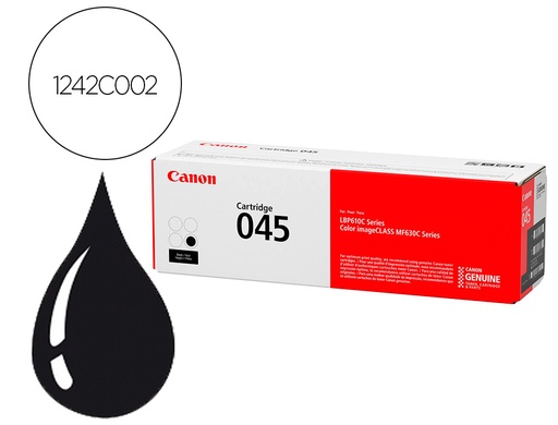 [9161644] CANON - Toner 045bk mf631 mf633 mf635 negro (Ref. 1242C002)