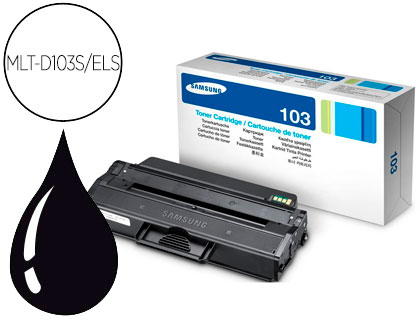 [9057698] SAMSUNG - Toner + Tambor MLT-D103S Negro pack 2 (Ref.MLT-D103S/ELS)