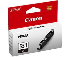 [9078028] CANON - Cartuchos ORIGINALES Inyección De Tinta CLI-551BK Negro (Ref.6508B001)