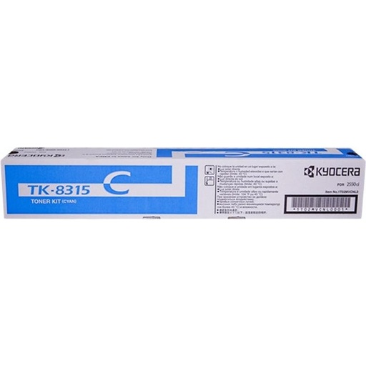 [9155056] KYOCERA MITA - KYOCERA - Toner tk 8315c taskalfa 2550ci cian 6000 paginas (Ref. 1T02MVCNL0)