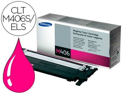 [9058573] SAMSUNG - Toner Laser ORIGINALES MAGENTA CLP-360 y CLX-3300 1.000 paginas(Ref.CLT-M406S/ELS)