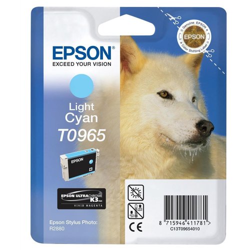 [9059664] EPSON - Cartuchos ORIGINALES Inyección De Tinta T0965 Cyan claro (Ref.C13T09654010)