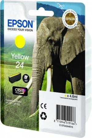 [9090038] EPSON - cartucho inkjet amarillo CLARIA PHOTO 24 360P XP-55/7XX/8XX/9XX (Ref.C13T24244012)