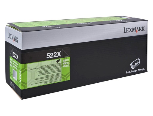 [1411023] LEXMARK - Toner laser 522X Negro Para MS811 y 812 45000 paginas Corporativo (Ref.52D2X0E)
